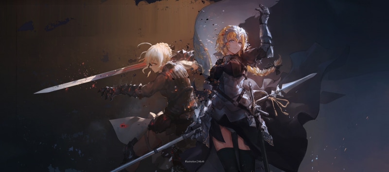 long hair, Saber Alter, stockings, Fate/Grand Order, 1080P, anime girls, sword, anime, blonde, Fate/Stay Night, Saber, armor, Ruler (Fate/Grand Order)