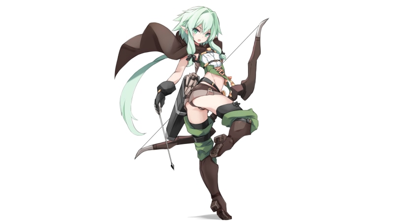 archer, white background, 2K, simple background, anime, elven, anime girls, Yousei Yunde, Goblin Slayer