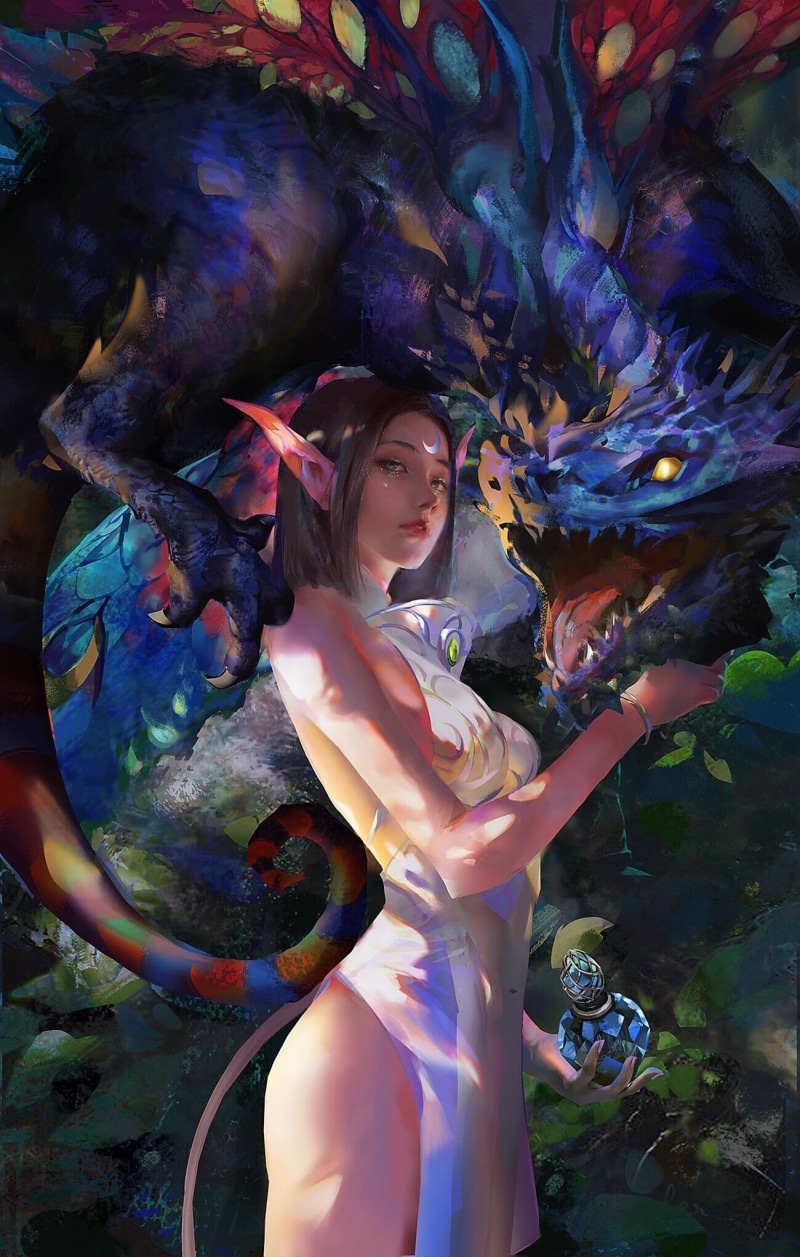 Warcraft, World of Warcraft, looking at viewer, portrait, 1080P, video game girls, artwork, women, digital art, portrait display, fantasy art, Night Elves