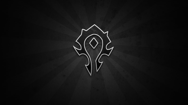 wow, hd, black, warcraft, horde, video games, world, 720P