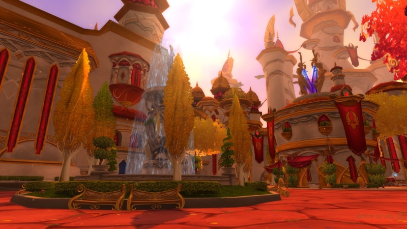 horde, 1080P, Blood Elf, World of Warcraft: The Burning Crusade, Silvermoon City