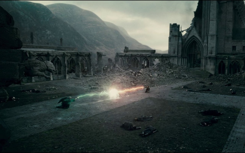 mountain, Hogwarts, movies, old, movie, smoke - physical structure, death, Lord Voldemort, built Structure, fire - Natural Phenomenon, deathly, 720P, history