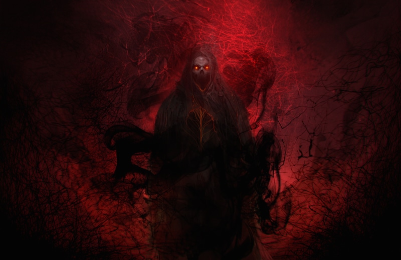 evil, death, 5K, adult, gothic style, ghost, spooky, hair, fantasy, one person, fear, hell, digital composite, the devil, young adult, horror