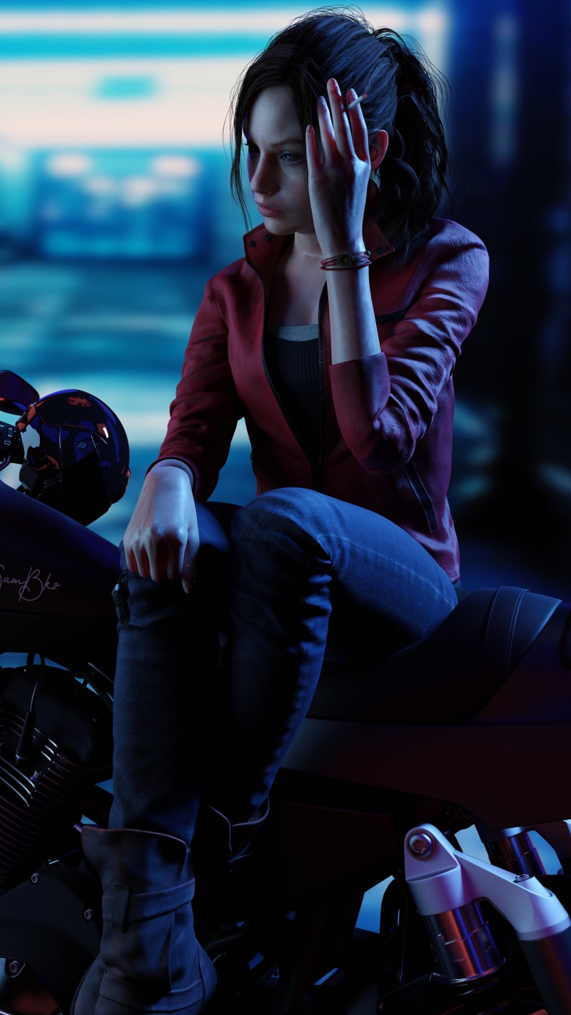 Claire Redfield, 4K, Video Game Horror, video game girls, Resident Evil, video game characters, video game art, Resident Evil 2, Resident Evil 2 Remake