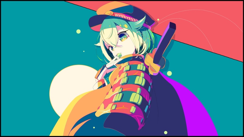 females, katana, simple background, nature, adult, 1080P, excitement, childhood, outdoors, multi colored, positive emotion, sport, sky, manga, child, fashion