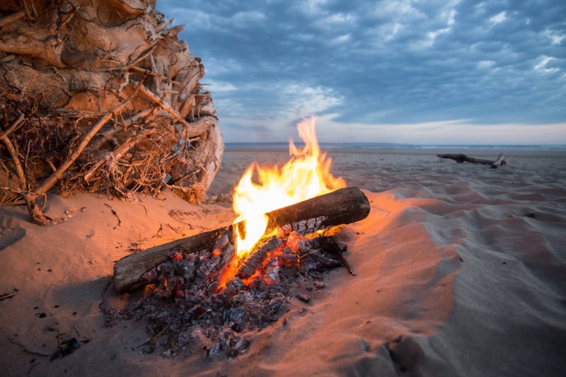 burning, scenics - nature, heat - Temperature, beach, nature, burn, beauty in nature, dusk, motion, 1080P, golden, blaze, heat, outdoors, no people, fire