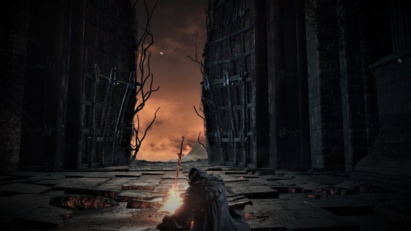 Dark Souls III, bonfires, Dark Souls, video games, vignette, 2K