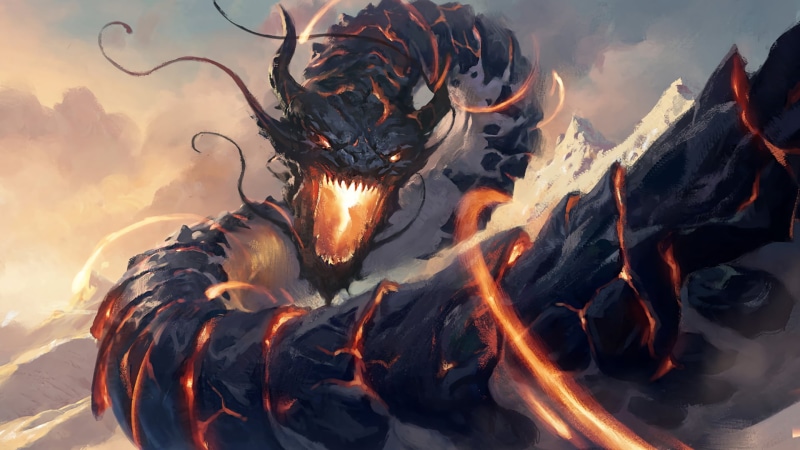 fantasy art, illustration, swirl, hell, exploding, dragon, computer Graphic, motion, fire, Magic: The Gathering, heat - Temperature, black Color, sunset
