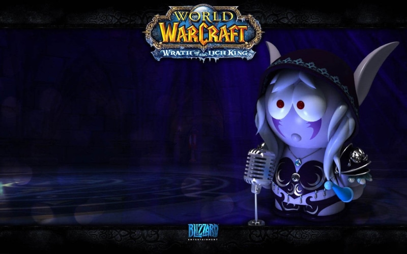 indoors, no people, representation, communication, male likeness, human representation, 720P, world, character, architecture, World of Warcraft, Sylvanas Windrunner