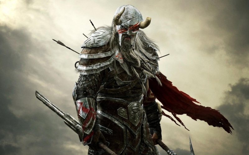 elder, 1080P, architecture, fantasy art, day, statue, video games, human representation, creativity, low angle view, The Elder Scrolls Online, representation
