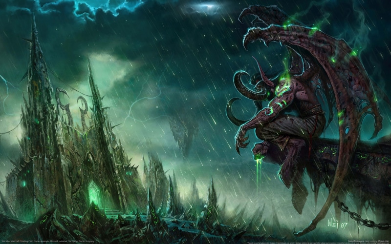 nature, Black Temple, abstract, women, futuristic, space, computer Graphic, creativity, Illidan Stormrage, magic, imagination, animal wildlife, plant, leaf