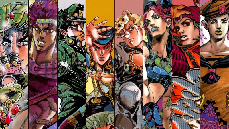 Jolyne Kujo, multi colored, representation, variation, human ...