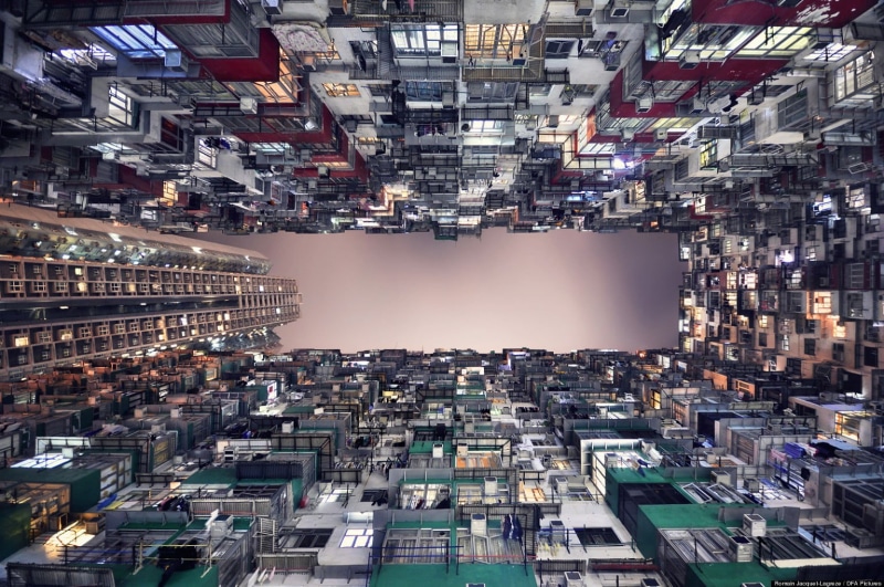 city, building, built structure, cityscape, office building exterior, Hong Kong, residential district, high, 720P, long exposure, apartment, skyscraper