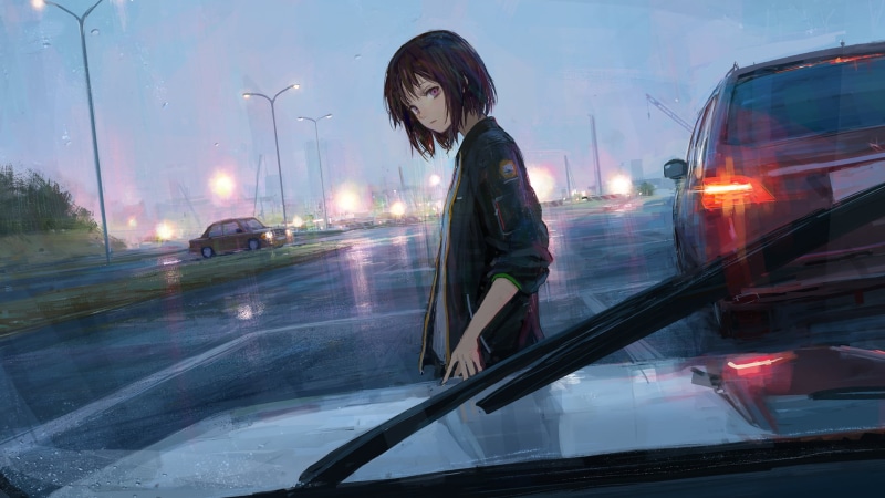adult, real people, traffic, travel, rain, driving, city, mode of transportation, land Vehicle, transportation, lifestyles, urban Scene, females, black
