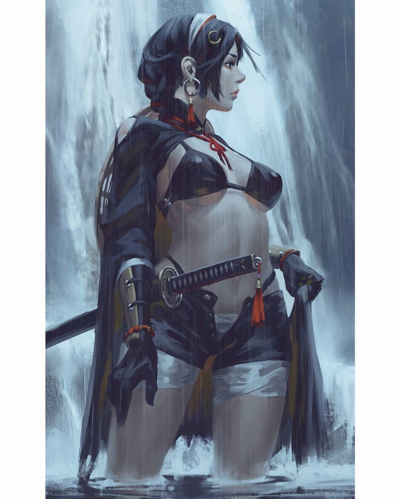 sword, 720P, samurai, katana, GUWEIZ