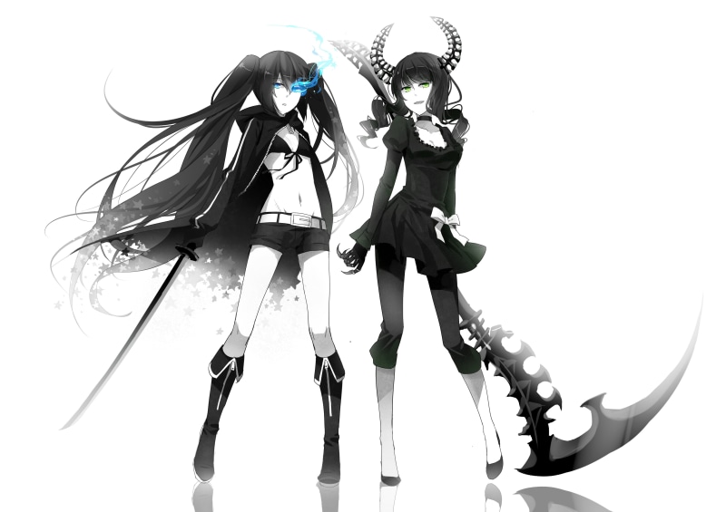 artwork, rella, 2K, Black Rock Shooter (series), Black Rock Shooter