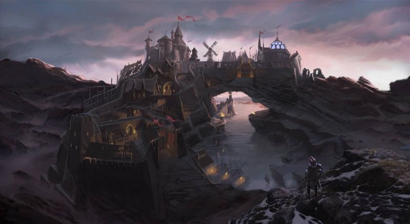 skyrim, concepts, solitude, scrolls, art, aircraft, concept, video, hd, elder, Video Games, games, 2K, x, v, concept art
