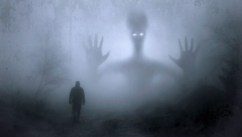 anxiety, horror, dream, man, gloomy, 4K, weird, spirit, mysterious, light, solitude, fog, walk, mischief, psycho, mysticism, spooky, surreal, nature, darkness