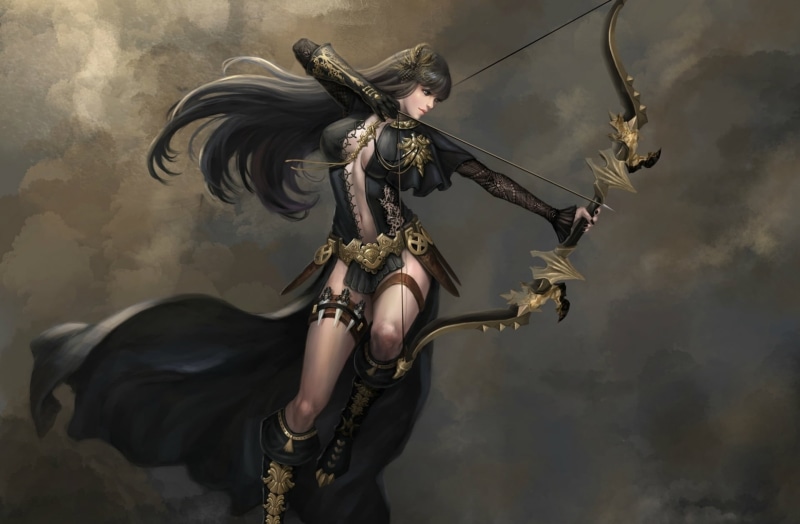 nature, war, power, medieval, fantasy, warrior, day, military, sculpture, haired, low angle view, black, archer, disguise, archery, music, art and craft