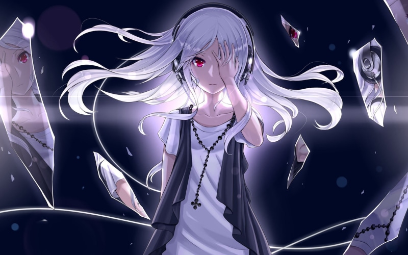 night, no people, light trail, white hair, 1080P, light painting, girl, glowing, art and craft, human representation, character, creativity