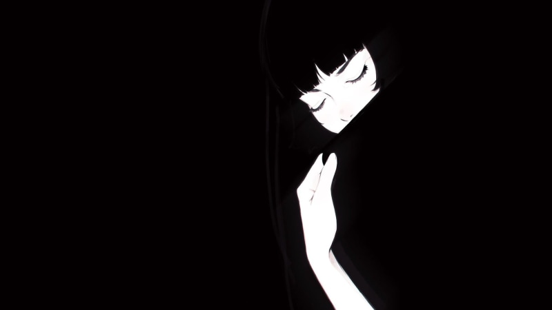 digital art, Ilya Kuvshinov, domestic room, black background, electric lamp, indoors, darkroom, 1080P, studio shot, anime girls, dark, lifestyles, night