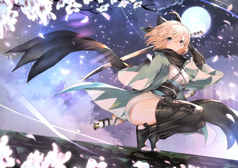 low angle view, arts culture and entertainment, fashion, blond hair, beautiful woman, Sakura Saber, art and craft, young women, dancing, nature, outdoors