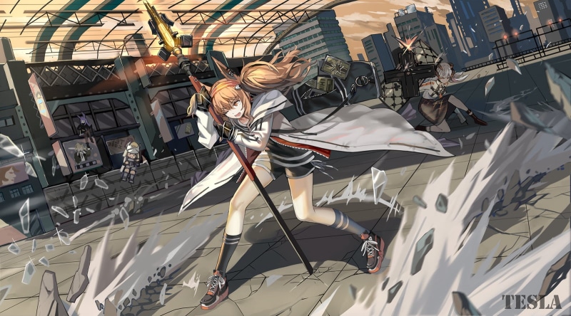 Arknights, anime, artwork, 720P, anime girls, digital art, portrait
