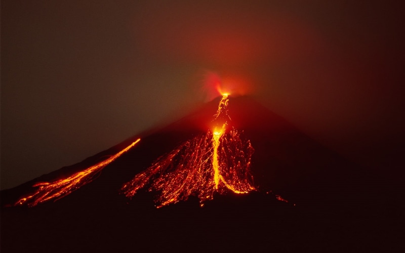 power, explosive, land, no people, geology, sign, motion, 720P, volcanic crater, outdoors, volcanic eruption, communication, eruption, volcano, lava, mountain peak
