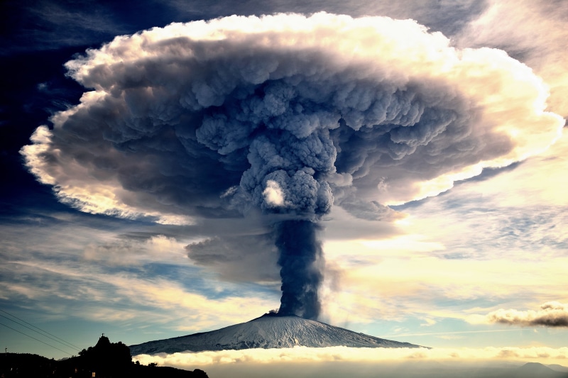 geology, smoke - physical structure, physical geography, sign, eruption, cloud - sky, eruptions, active volcano, sky, erupting, volcano, land, power, mountain peak