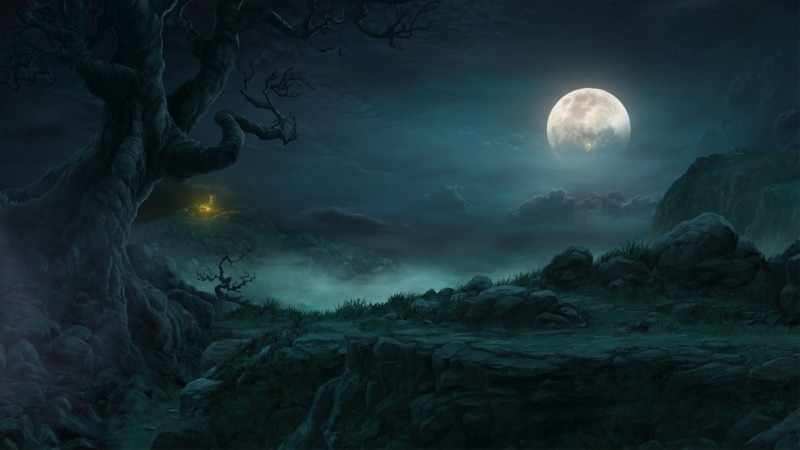 2K, winter, scenics - nature, beauty in nature, rock, star - Space, rock - object, tranquil scene, sky, fear, land, shock, sullen, outdoors, moonlight