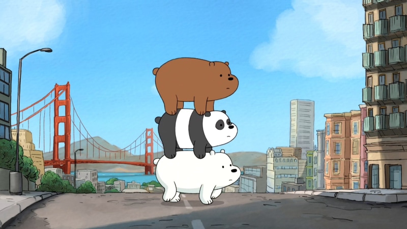 art and craft, creativity, sky, animal representation, building exterior, representation, cloud - sky, animal themes, mural, 1080P, cartoon, mammal, building