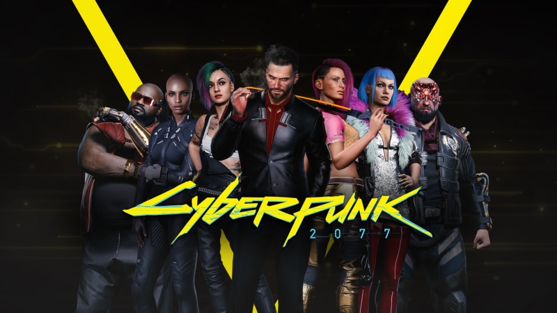 cigars, green hair, 1080P, cyberpunk, smoke, Cyberpunk 2077, video games, cyber, suits, blue hair, bald, science fiction, redhead