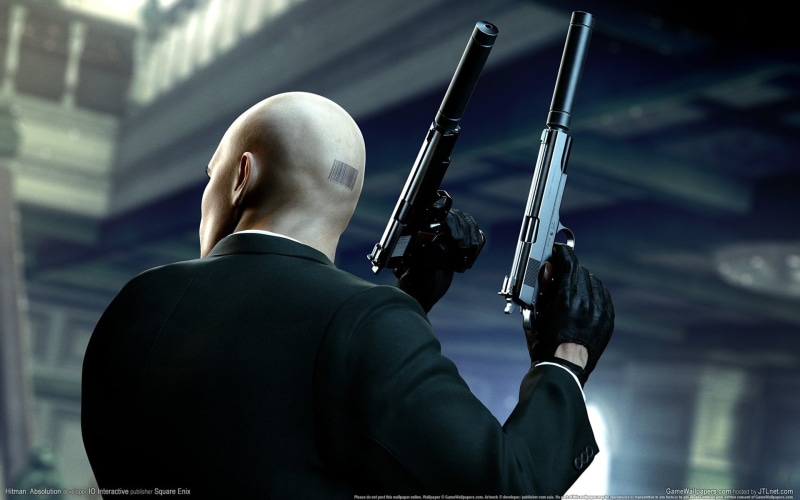 assassin, government, aggression, barcode, shaved head, armed Forces, military, rear view, skill, businessman, gloves, uniform, officer, still, Hitman: Absolution