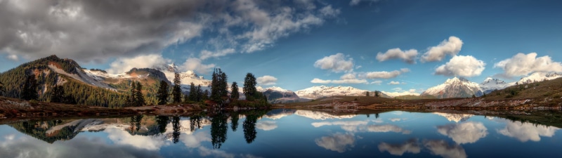 trees, landscape, water, tranquility, idyllic, tourism, cloudscape, rock - Object, sunlight, dolomites, forest, travel Destinations, green, europe, glacier
