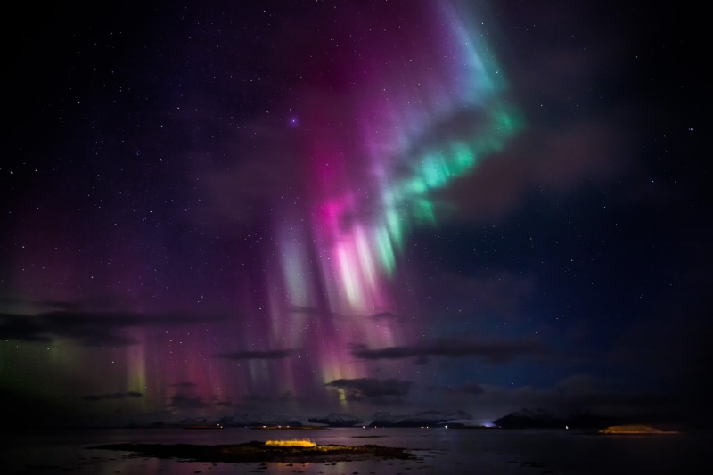 aurora  borealis, nature, northern  lights, 5K, Northern Lights, star - Space, night, space, aurora Polaris, northern, aurora Borealis, blue, arctic, dark
