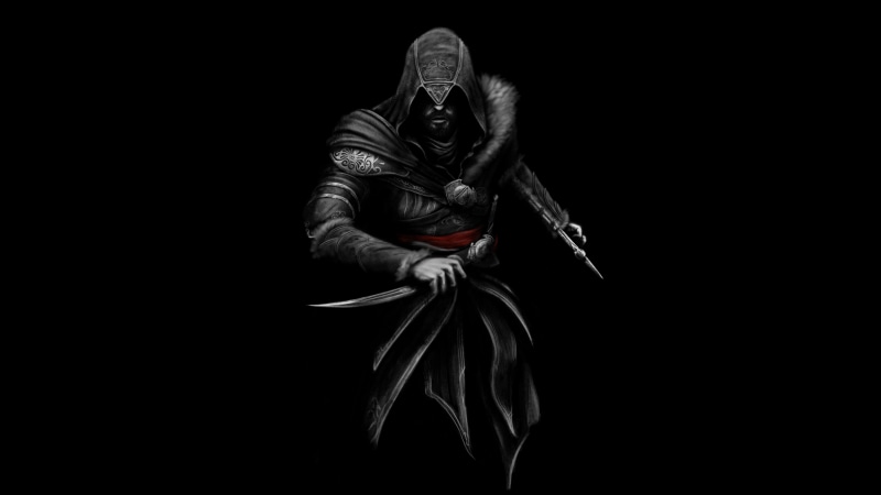 assassin, Fan, Assassins, k, Ezio, s, art, 4K, Creed