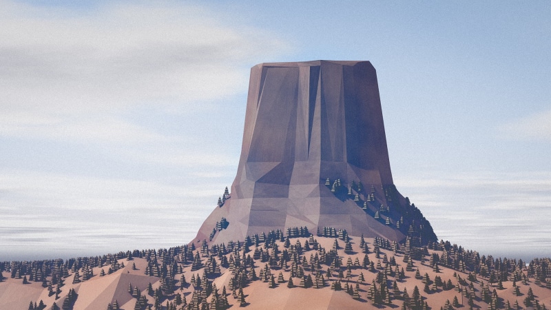 sky, building, digital art, skyscraper, nature, history, digital, trees, monument, the past, travel destinations, tall - high, art and craft, tourism, low poly