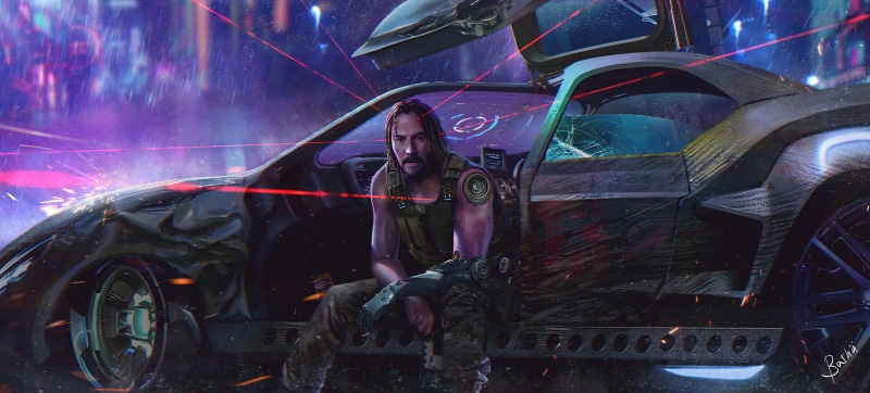 Keanu Reeves, Cyberpunk 2077, 4K, Video Game