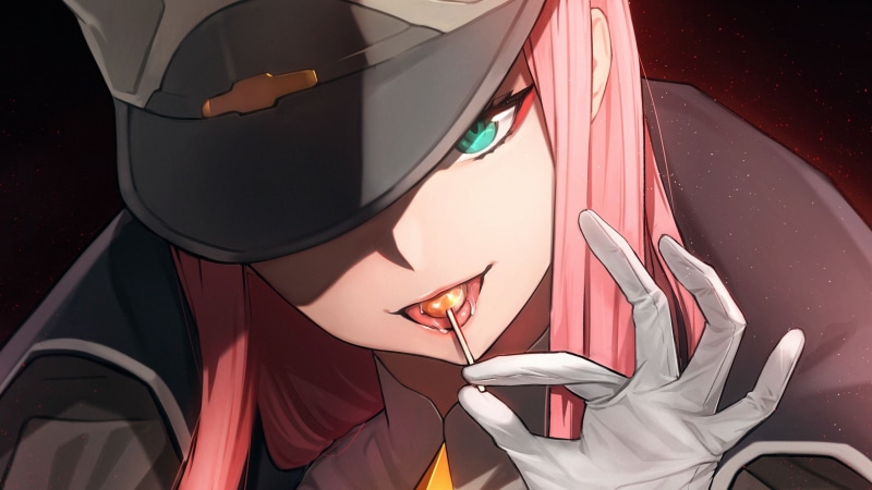 glasses, Zero Two, artwork, young adult, indoors, car, one person, nature, anime, representation, close-up, fashion, real people, sunglasses, reflection