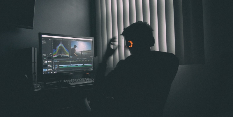 monitor, communication, occupation, connection, computer screen, sitting, working, beside, listing, adobe, business person, music, focus, daytime, 4K