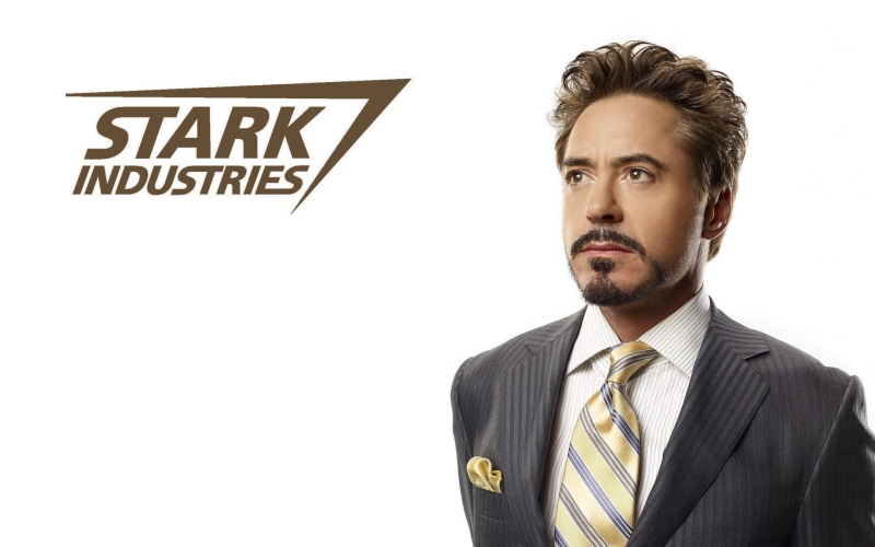 Iron Man, portrait, Tony Stark, 1080P, businessman, text, studio shot, young adult, looking, contemplation, young men, one person, looking at camera, suit