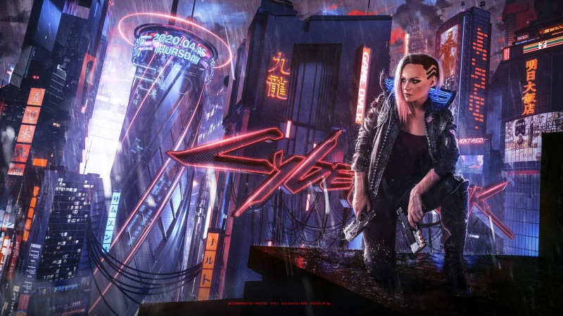 Cyberpunk 2077, Video Game, Girl, Woman Warrior, Cyberpunk, 1080P, Futuristic, City