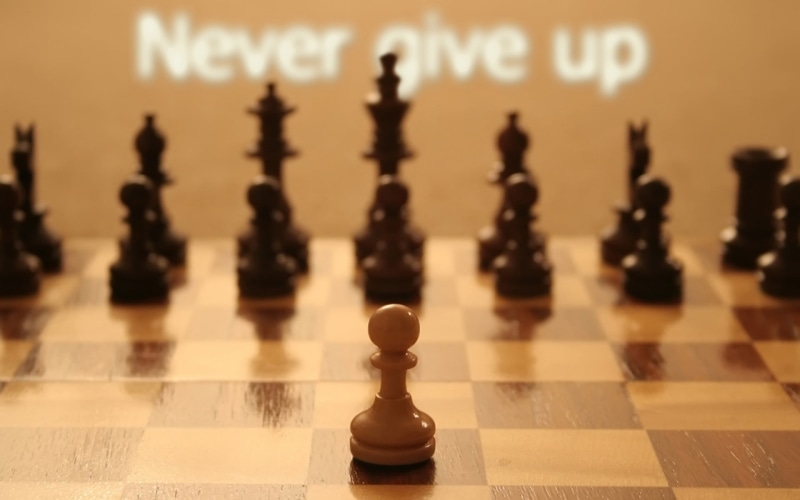 motivational, game, leisure games, indoors, skill, close-up, chess, quote, strategy, piece, focus on foreground, queen - chess piece, pawn - chess piece