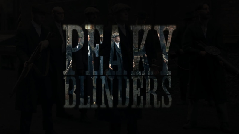 clothing, men, Peaky Blinders, typography, standing, Cillian Murphy, togetherness, Thomas Shelby, reflection, the past, medium group of people, women, built structure