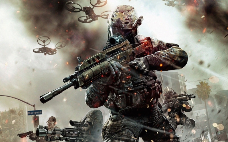 officer, statue, oPS, reflection, application, conflict, representation, terrorism, architecture, futuristic, rebellion, 1080P, work Helmet, Call of Duty: Black Ops