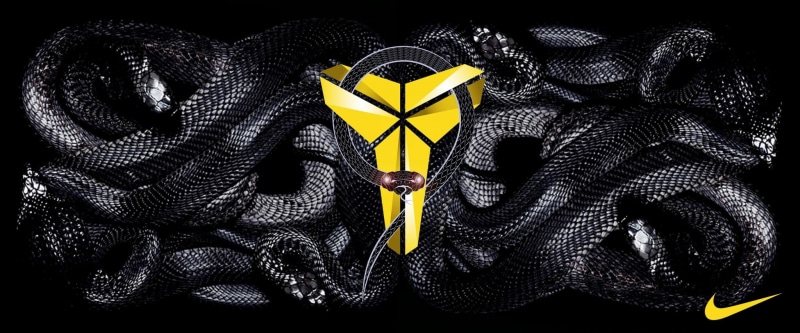 isolated color, still life, close-up, kobe bryant  desktop, indoors, design, emotion, creativity, no people, textile, black background, shape, yellow, achievement