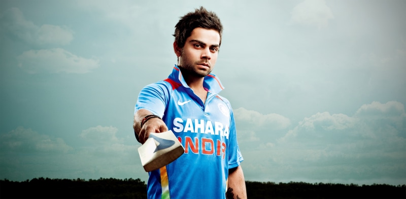 leadership, Indian cricketer, serious, young adult, sky, copy space, sport, real people, 2K, waist up, one person, Virat Kohli, Team India, communication