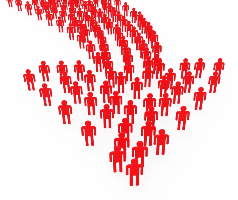 communication, synergy, large group of objects, red, no people, lead, studio shot, technology, people synergy leadership, team, working together, leadership