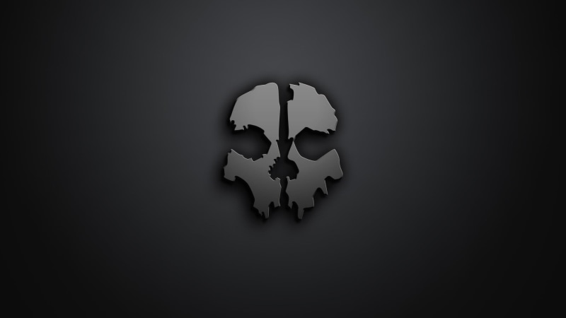 pattern, no people, design, black color, close-up, 1080P, security, shape, leisure activity, artwork, Call of Duty, gray background, studio shot, minimalism