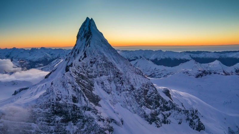 mountain, mountainous landforms, ridge, freezing, mountain range, national park, mount aspiring, alps, morning, summit, glacier, sky, tititea, snow, mt aspiring